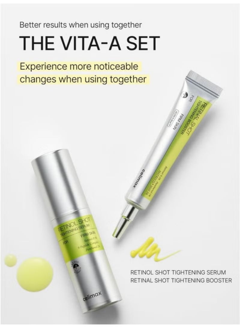 سيليماكس ريتينال شوت تيتينينج بوسر 15 مل + ريتينول شوت تيتينينج سيروم 30 مل – مضاد للتجاعيد بمستوى احترافي، يعيد نضارة البشرة الشبابية المرنة. - Image 4